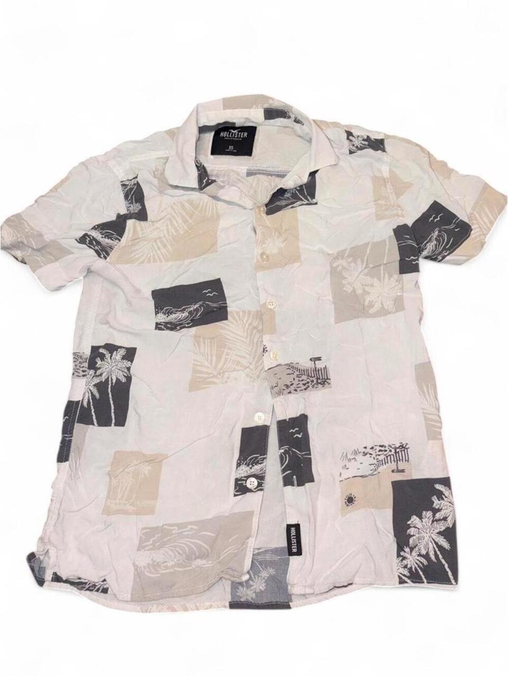 Hollister Men's Size XS Short Sleeve Button Up Shirt